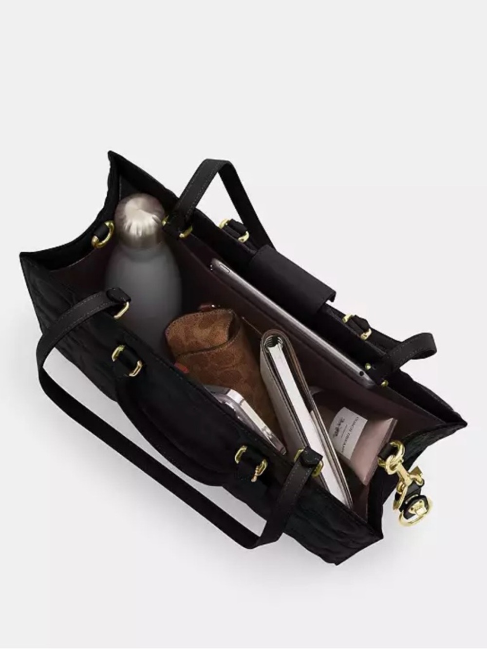 Coach Maggie Tote Bag In Signature Leather - Picture 4 of 11